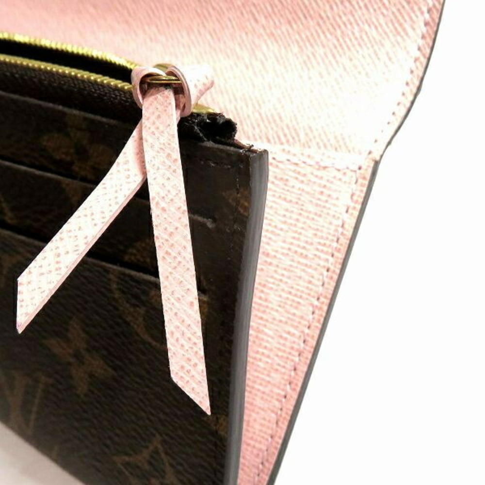 Louis Vuitton Monogram Canvas Monogram Canvas Emilie Wallet Article: M60697  Fuchsia