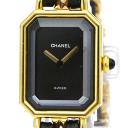 CHANEL Premiere Size M Gold Plated Quartz Ladies Watch H0001 BF562491