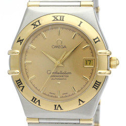 Polished OMEGA Constellation 18K Gold Steel Automatic Watch 1302.10 BF562274