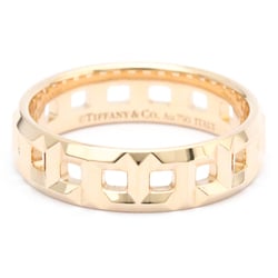 Tiffany T True Wide Ring Pink Gold (18K) Fashion No Stone Band Ring P BF562436