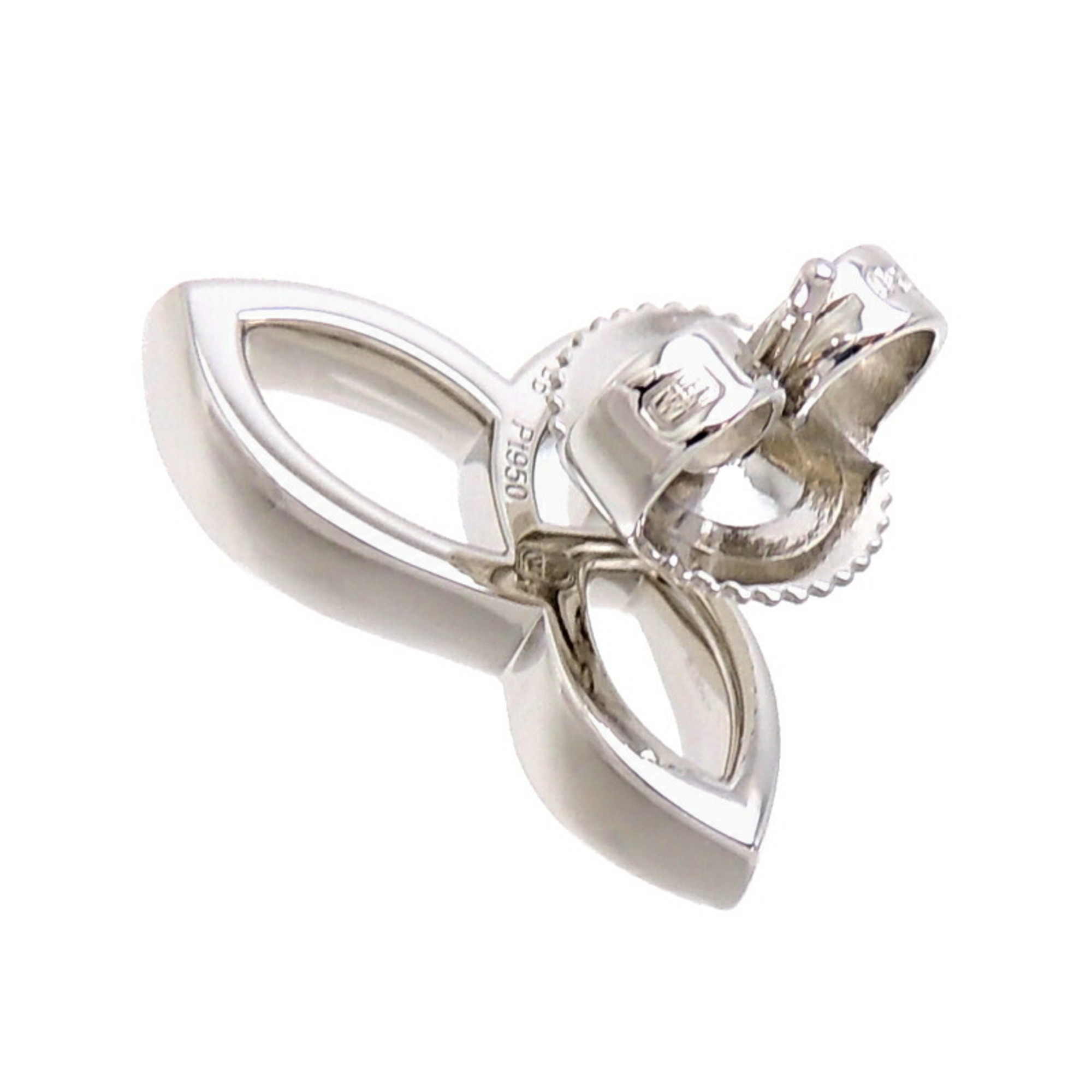 Harry Winston One Lily Cluster Diamond Women's Earrings EADPMQRFLC Pt950 Platinum