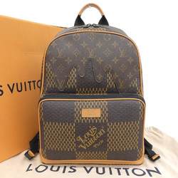 LOUIS VUITTON Louis Vuitton Lilia GM Monogram Antia Tote Bag M94041 Lambskin  Andigo Blue Silver Hardware Shoulder
