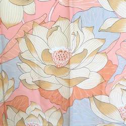 Hermes HERMES scarf Carre 90 FLEURS DE LOTUS silk multicolor