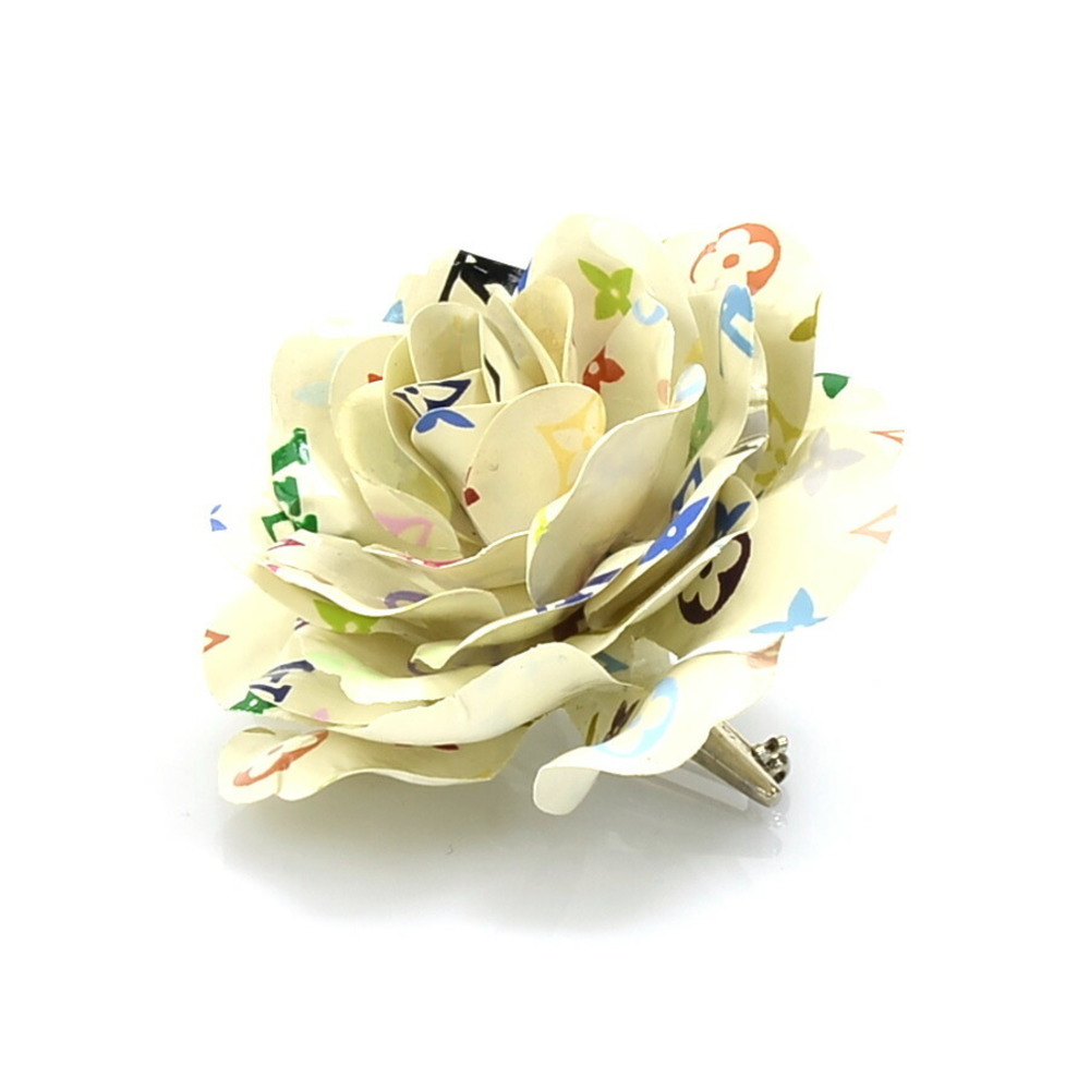 Louis Vuitton Louis Vuitton White Multicolor Monogram Murakami Flower