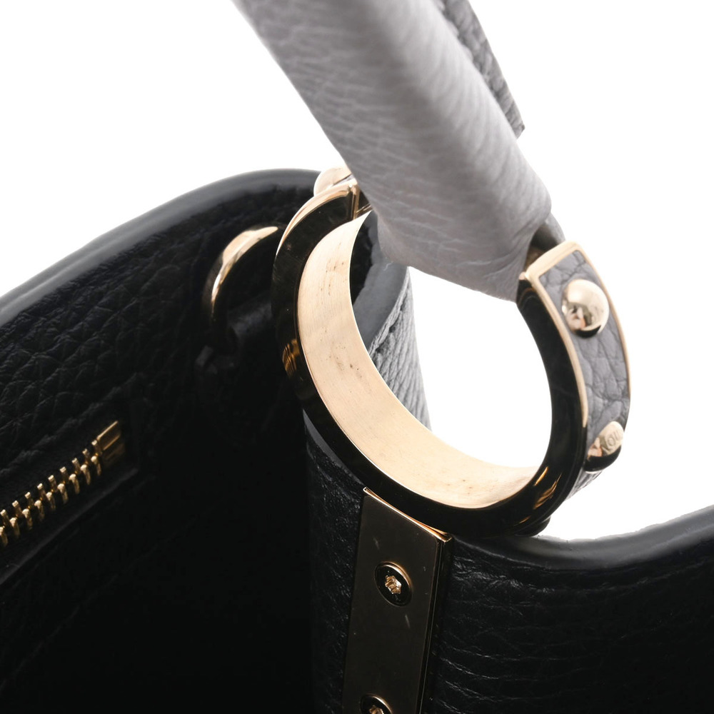 Louis Vuitton Black Taurillon Leather Capucines Pm