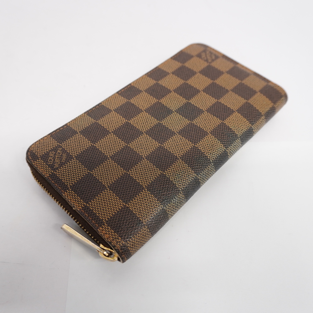 Authentic Louis Vuitton Damier Zippy Wallet N60015 Long Wallet