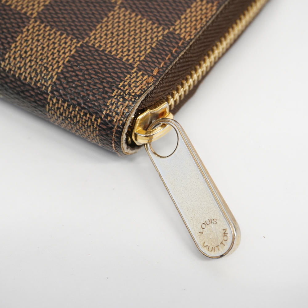 Authentic Louis Vuitton Damier Zippy Wallet N60015 Long Wallet