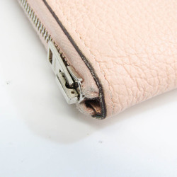 Hermes Azap Long Women's Togo Leather Long Wallet (bi-fold) Rose Eglantine