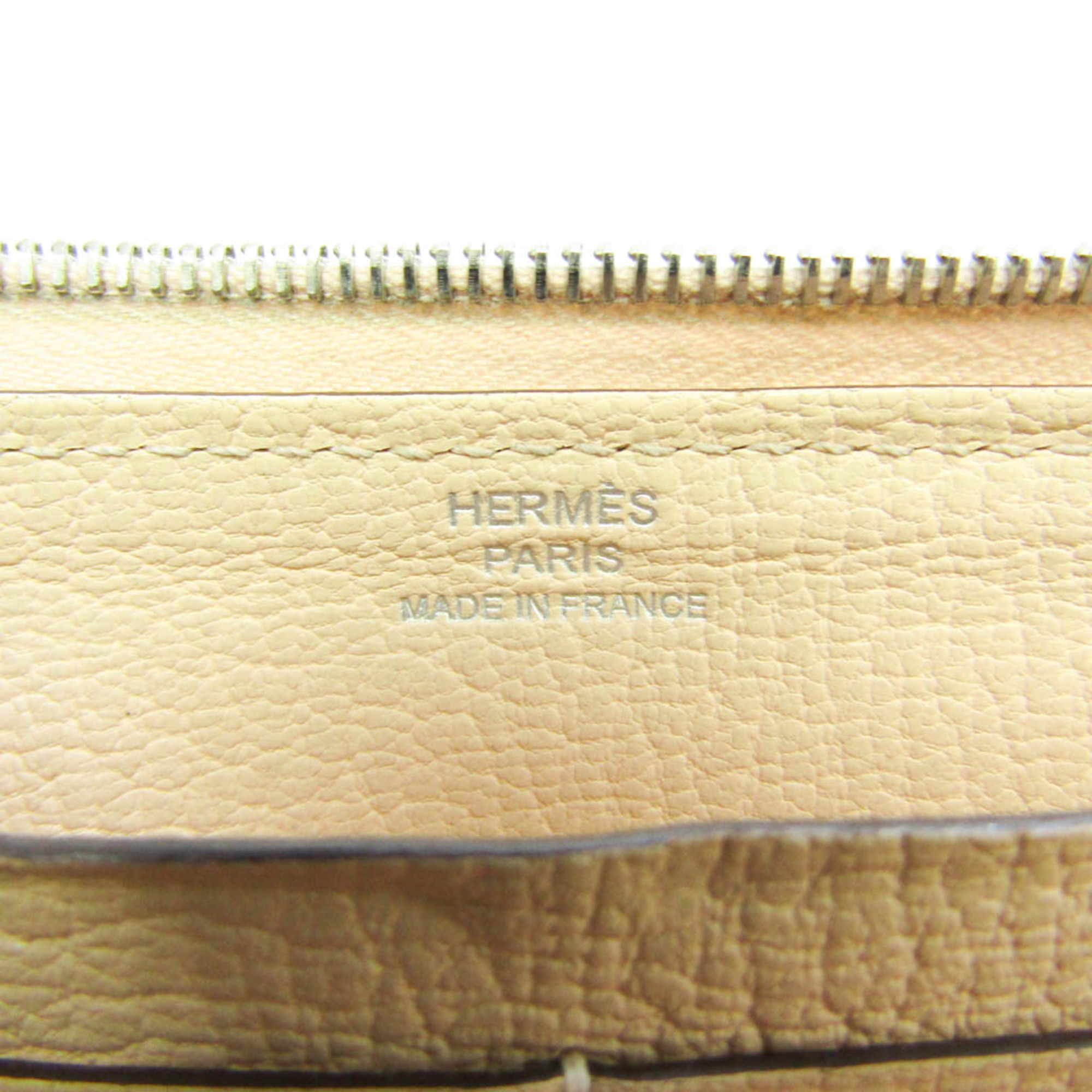 Hermes Azap Long Women's Togo Leather Long Wallet (bi-fold) Rose Eglantine