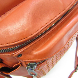 Bottega Veneta Intrecciato 121604 Men,Women Leather Fanny Pack,Shoulder Bag Brown,Dark Orange,Orange