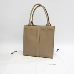 Valextra Women's Leather Tote Bag Grayish