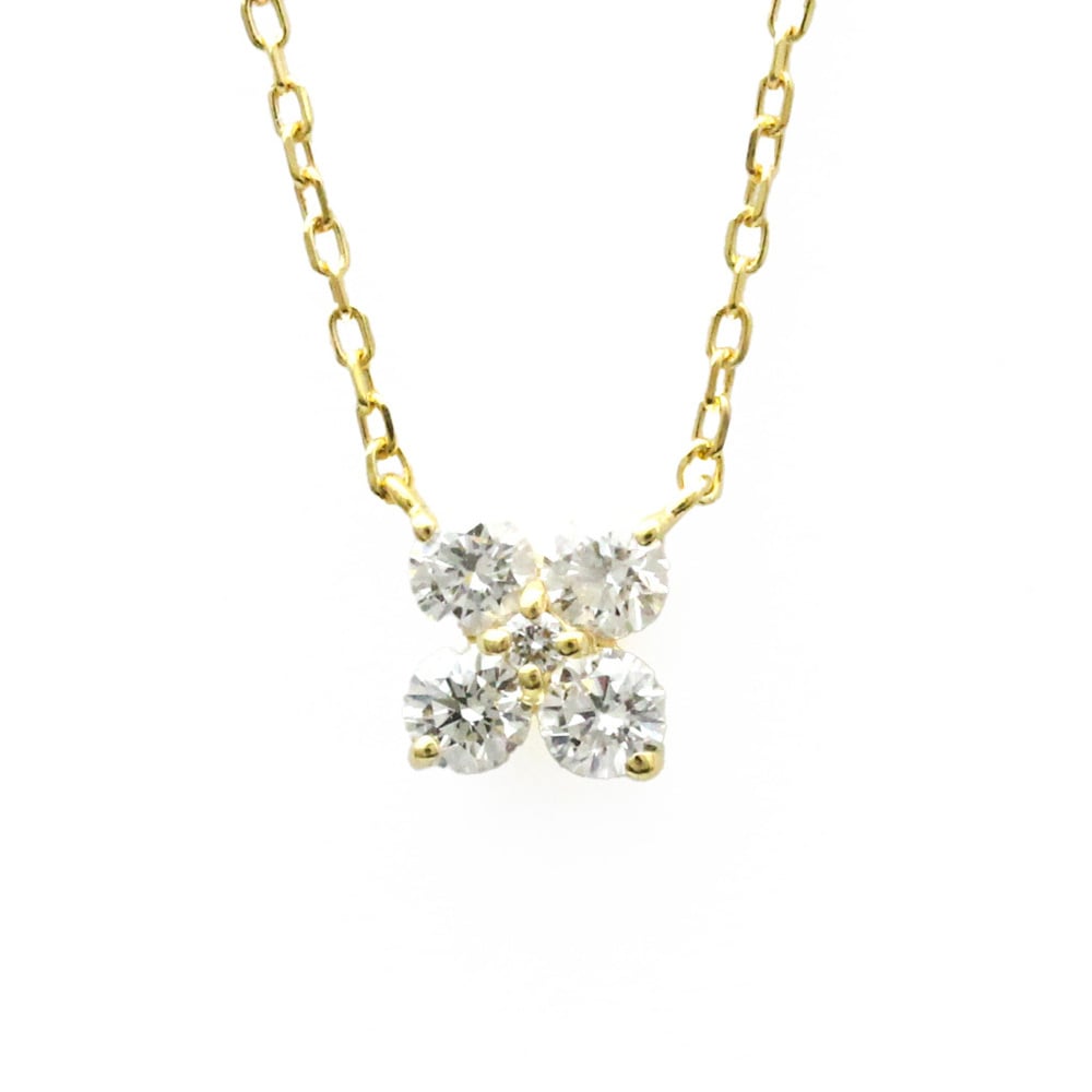 Vendome Aoyama Corolla Diamond Necklace AGVN630245DI Yellow Gold