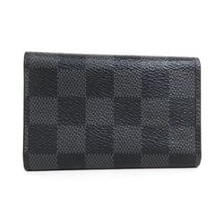 Louis Vuitton LOUIS VUITTON Key Case Damier Graphite Multicle 6 Canvas Black Men's M62662