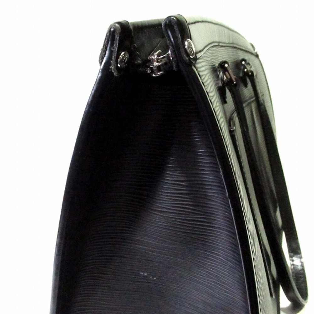 Louis Vuitton Madeleine GM Epi Leather Shoulder Bag Black