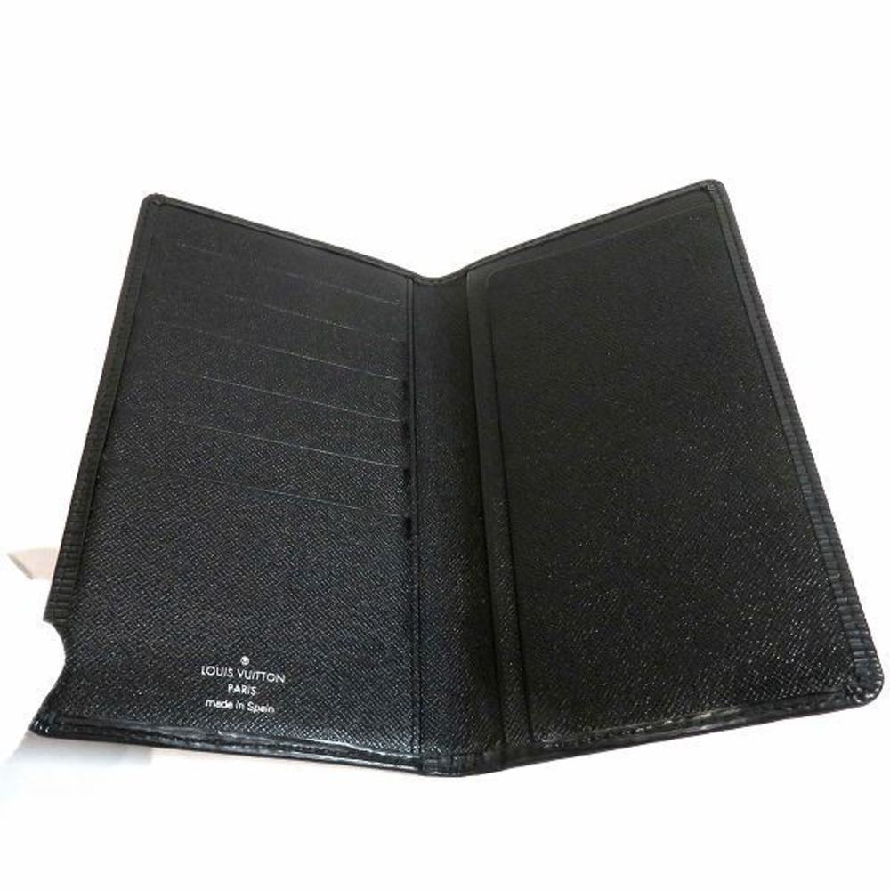 Louis Vuitton Malletier Long Wallet - Black EPI Noir Leather