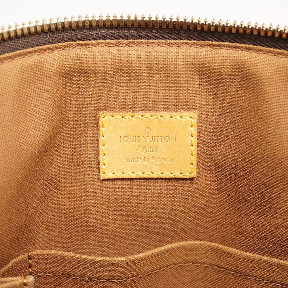 Auth Louis Vuitton Tivoli GM Monogram M40144 Initial Engraved Genuine Bag  ALA632
