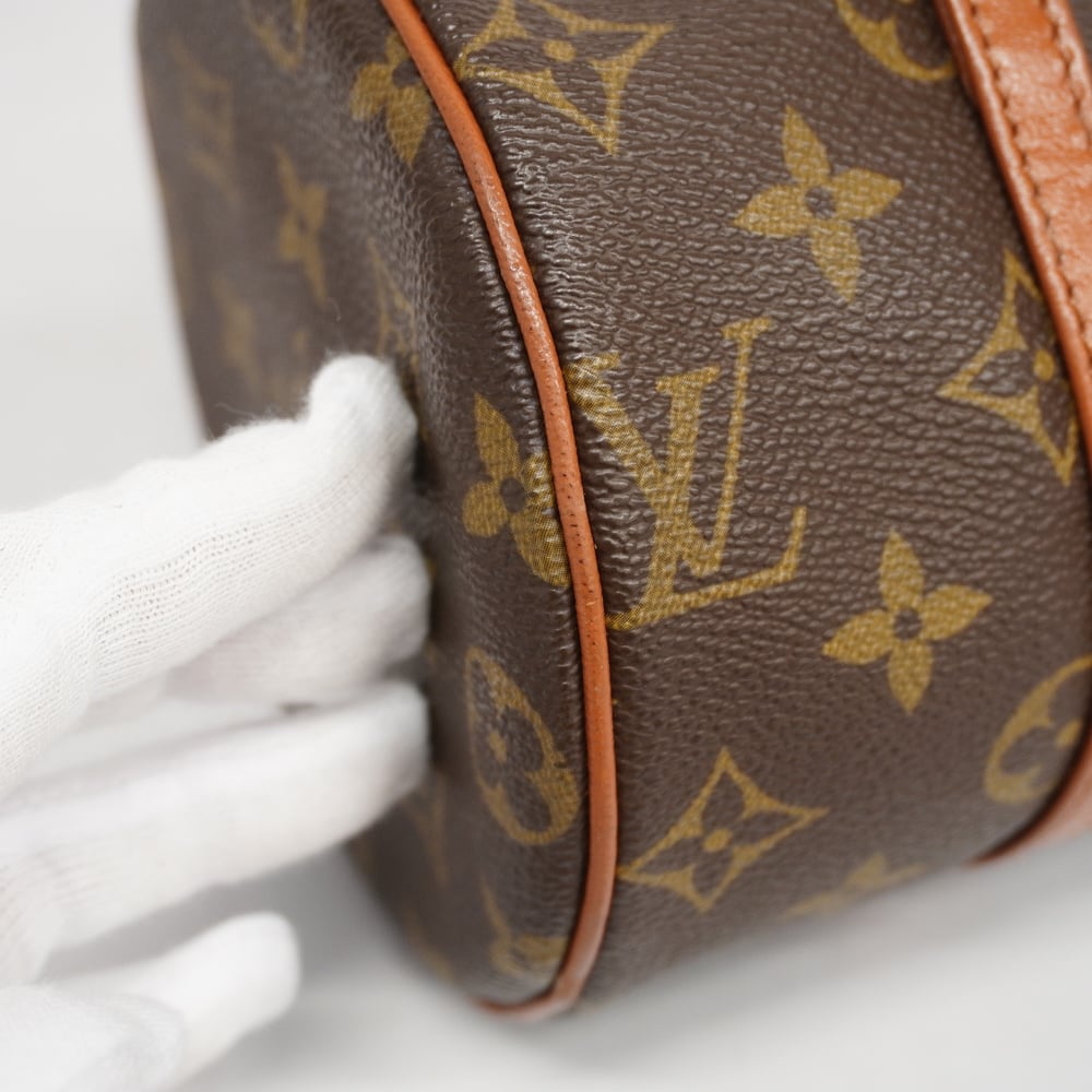 AUTHENTIC LOUIS VUITTON Monogram Papillon 26 Hand Bag M51386 with