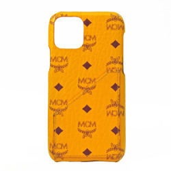 MCM Leather Phone Bumper For IPhone 11 Pro Light Purple,Orange MXE AAVI05 O5001