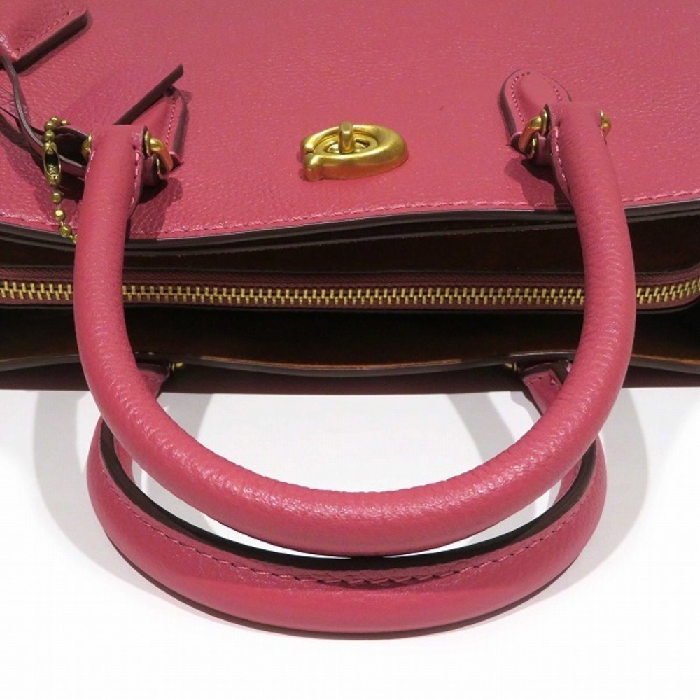 Coach 2WAY Handbag Shoulder Bag Gold Hardware Pink COACH Ladies Mini  Pochette | eLADY Globazone