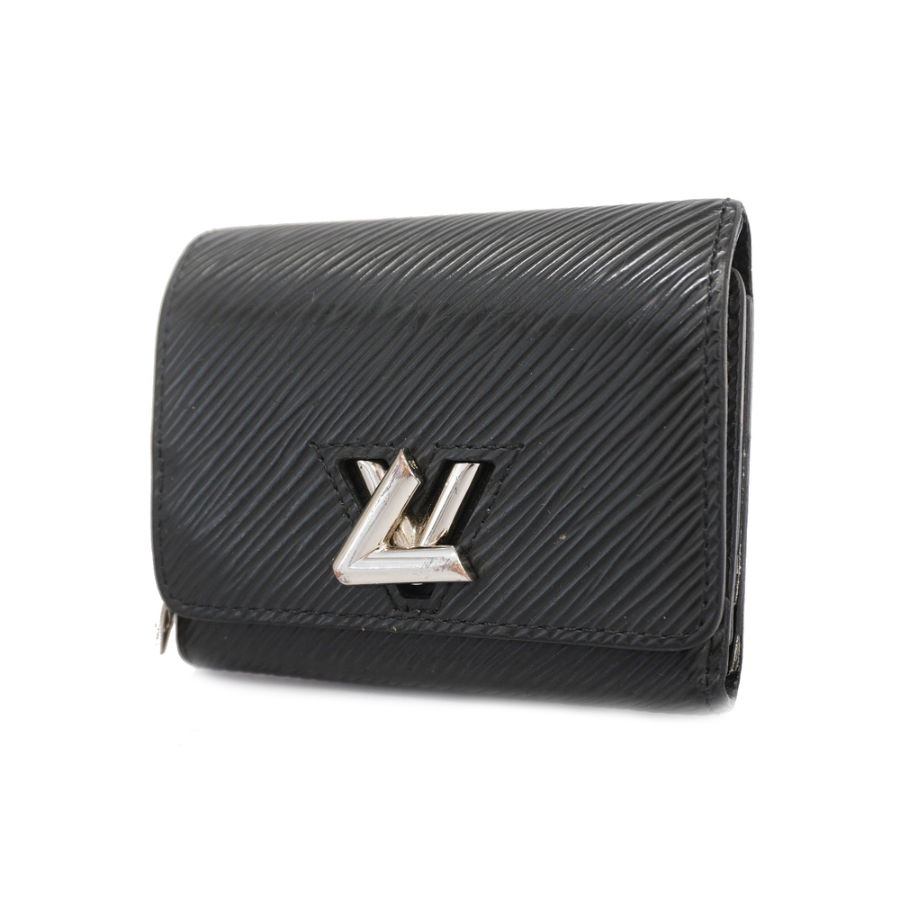 3zc3738]Auth Louis Vuitton Trifold Wallet Epi Portefeuille Twist