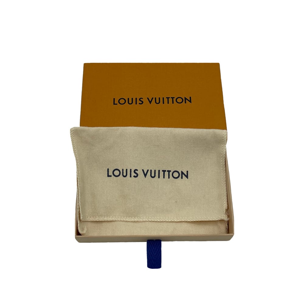Authentic] Louis Vuitton Pochette Cles Aerogram Leather Key Pouch  M81031--BLACK