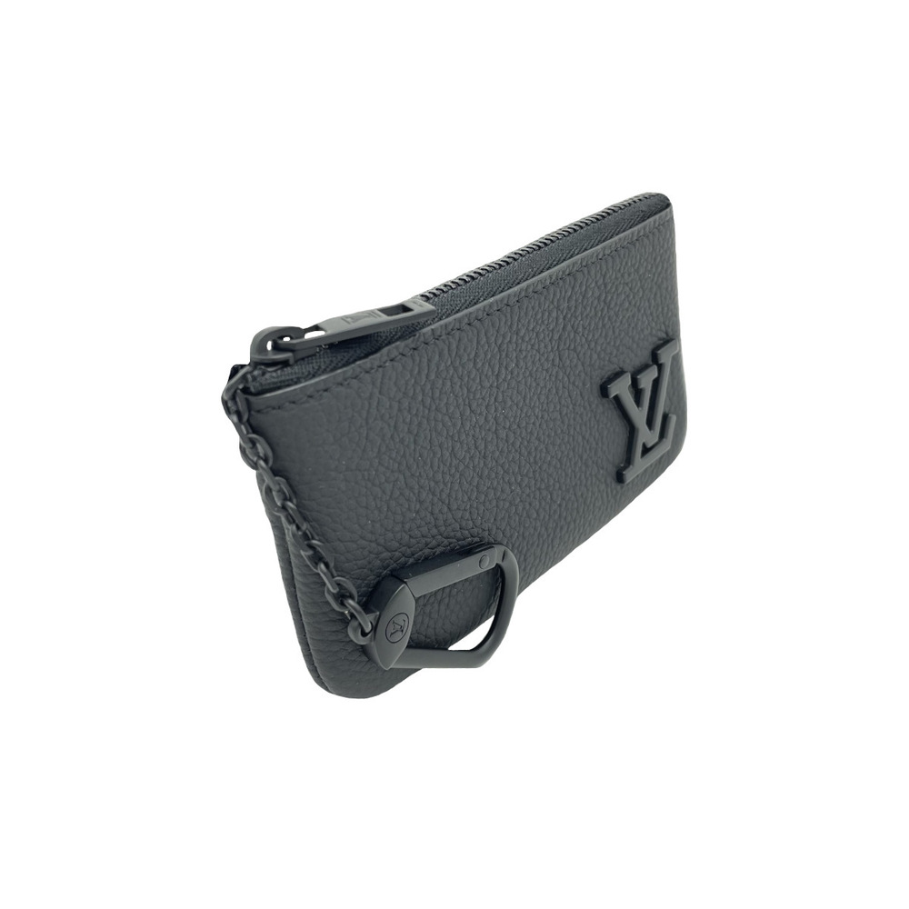 LOUIS VUITTON Louis Vuitton Aerogram Pochette Cle Coin Case M81031 Card  Leather Men's Credit Business Holder