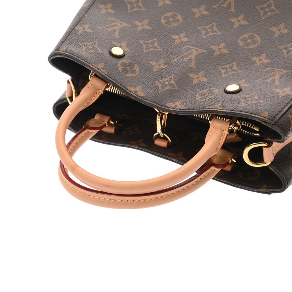 LOUIS VUITTON Louis Vuitton Monogram Montaigne BB Brown M41055