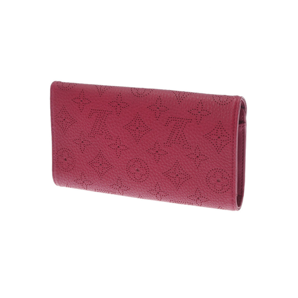 Louis Vuitton Red Monogram Mahina Leather Amelia Wallet