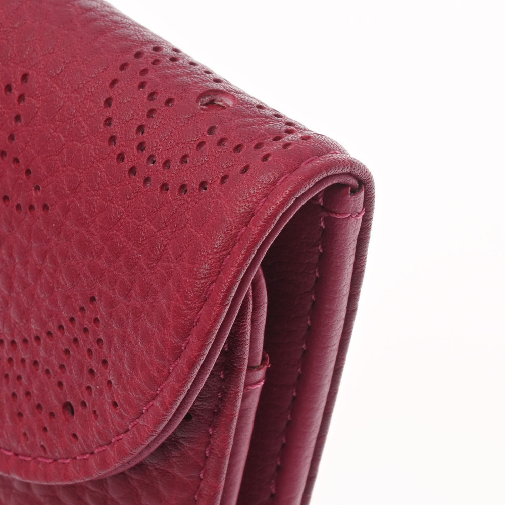 Louis Vuitton Amelia Wallet Mahina Leather Red