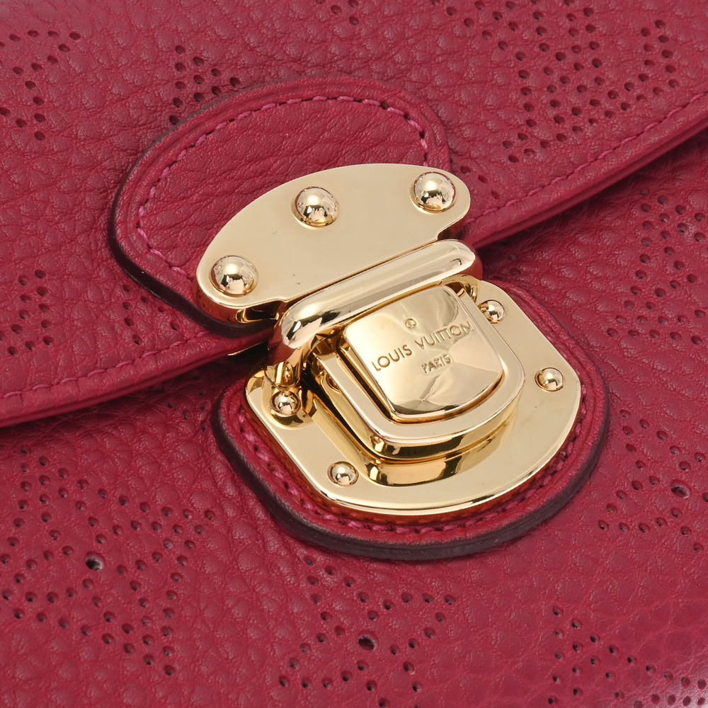 Louis Vuitton Red Monogram Mahina Leather Amelia Wallet