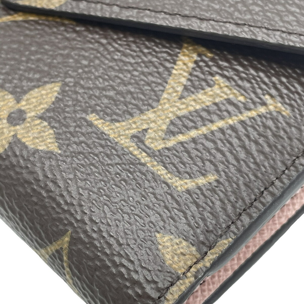 Louis Vuitton Portefeuille Victorine Womens Folding Wallets, Brown