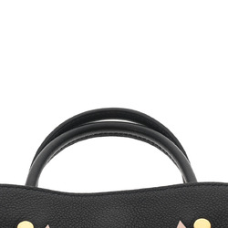 LOUIS VUITTON Louis Vuitton Monogram Emplant Montaigne BB Noir Beige M45489  Women's Bag