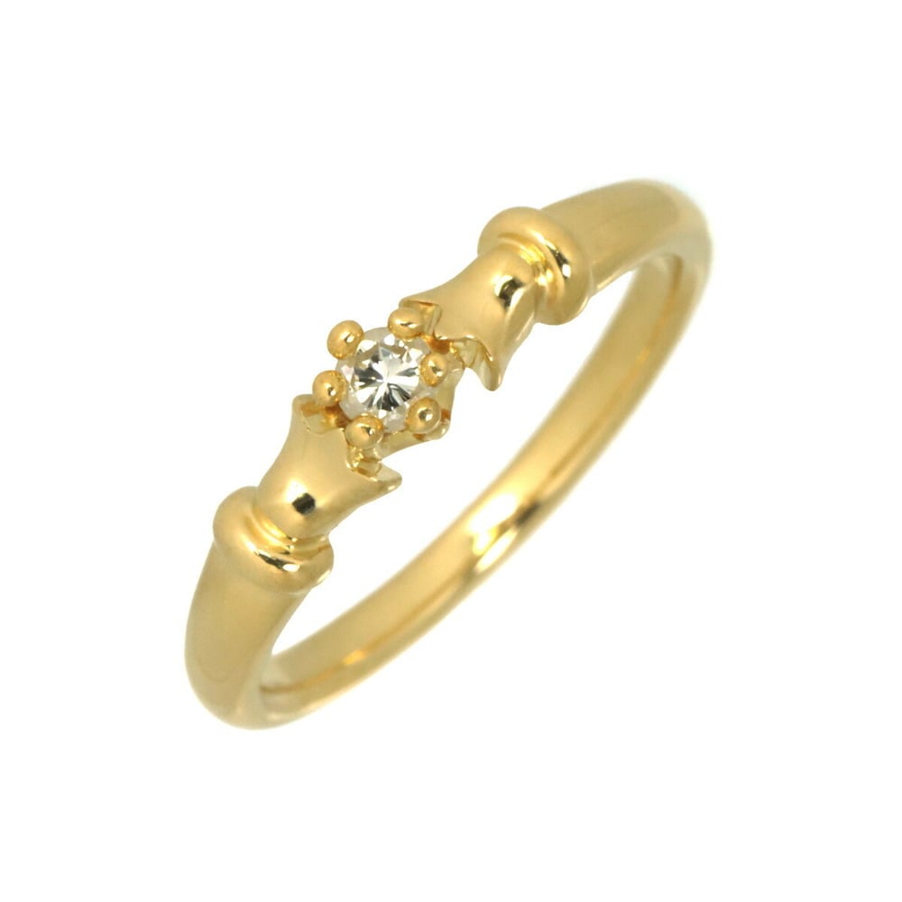 Christian Dior No. 11 ring diamond K18 YG yellow gold 750 CD