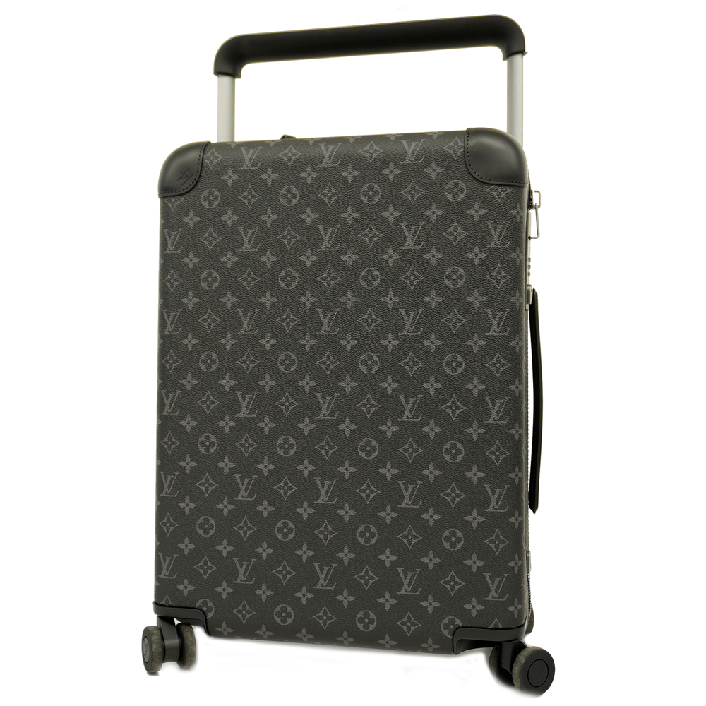 Louis Vuitton Silver Monogram 'Horizon 55' Luggage