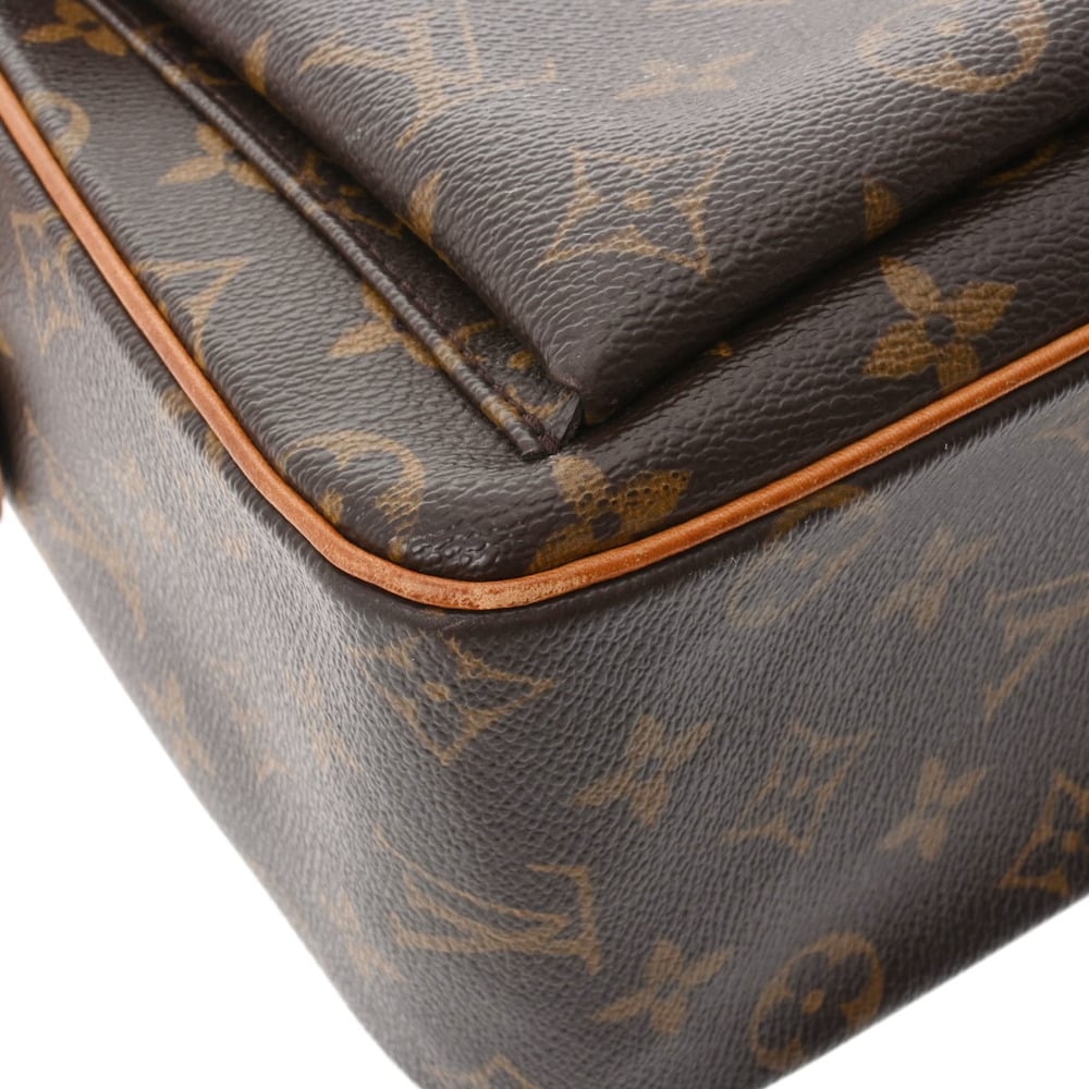 LOUIS VUITTON Louis Vuitton Monogram Vibasite GM Brown M51163 Women's  Canvas Handbag