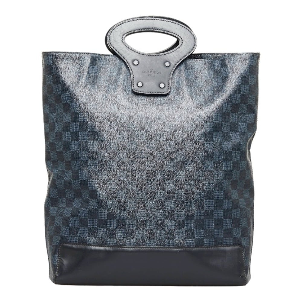 Louis Vuitton Damier Cobalt Tote NS Handbag Shoulder Bag N51100 Navy PVC  Leather Women's LOUIS VUITTON