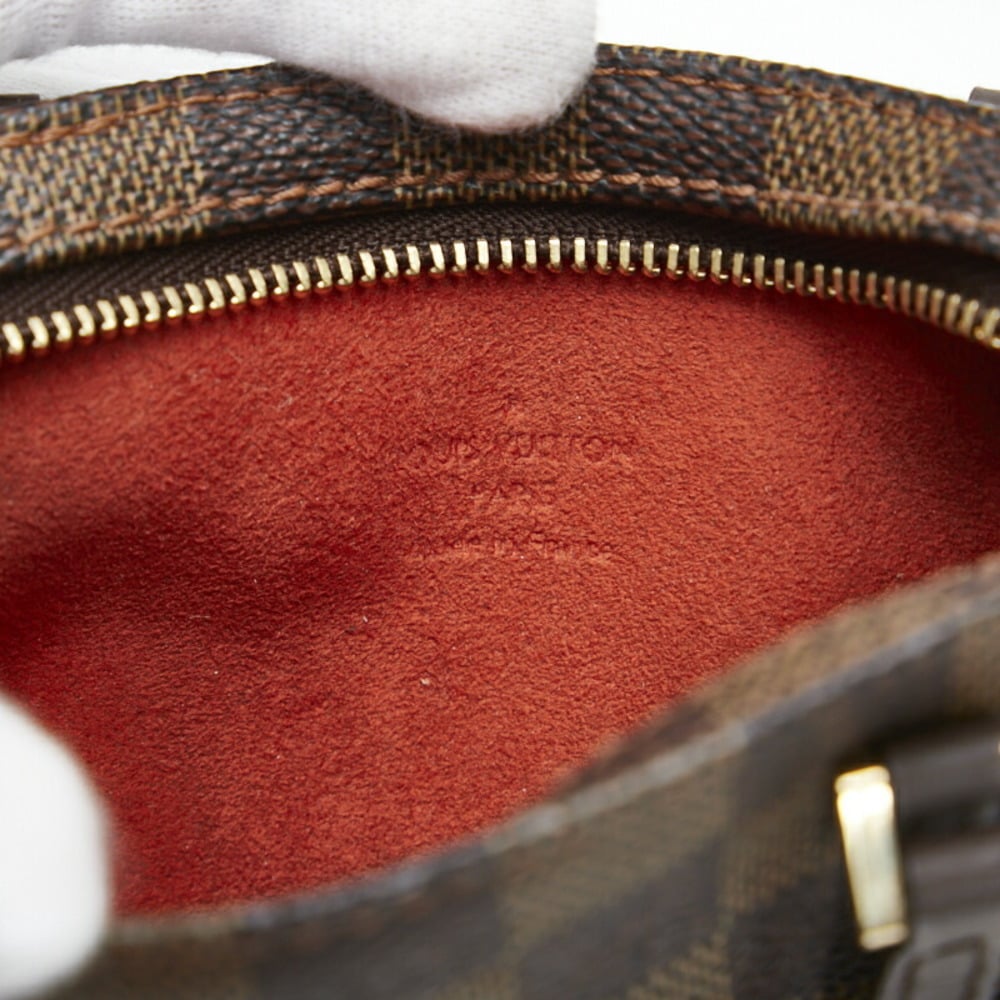 Louis Vuitton Damier Macnos GM Attached Pouch Brown PVC Leather