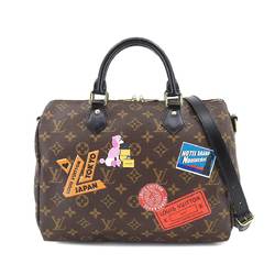 Louis Vuitton Loretta Crossbody Shoulder Bag Monogram M44053 Canvas Brown  Pink