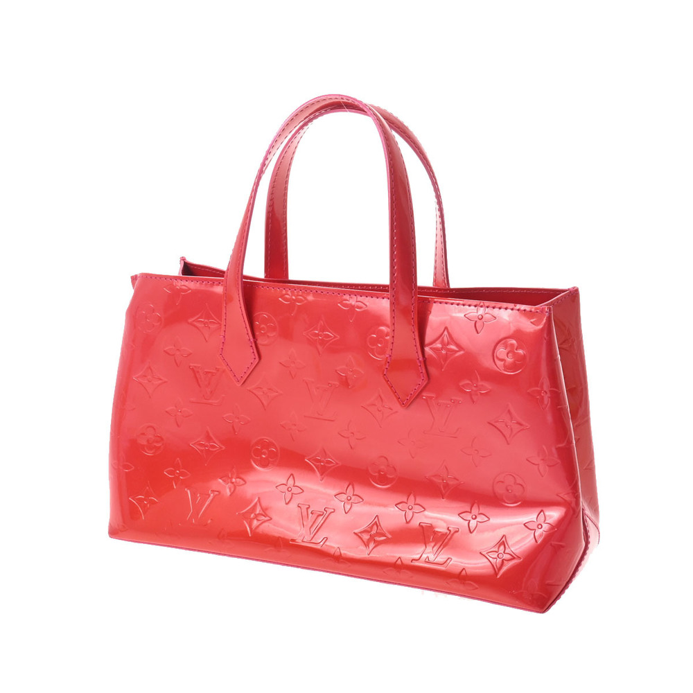 LOUIS VUITTON Louis Vuitton Vernis Wilshire PM Rose Pop M93643