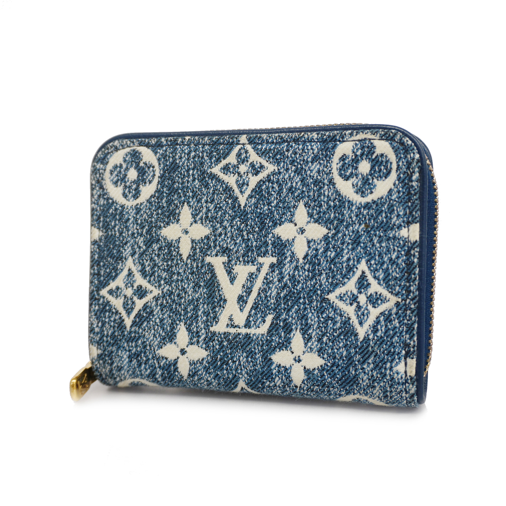 Louis Vuitton Monogram Zippy Wallet Zip Round Mini Coin Wallet