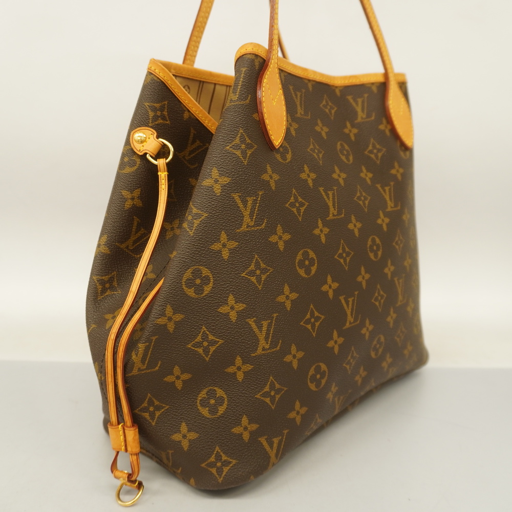 Auth Louis Vuitton Monogram Neverfull MM M40156 Women's Handbag