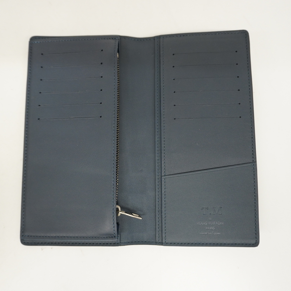 Auth Louis Vuitton Damier Infini Portofeuil Blaza N63119 Men's Long Wallet  (bi-fold) Cosmos