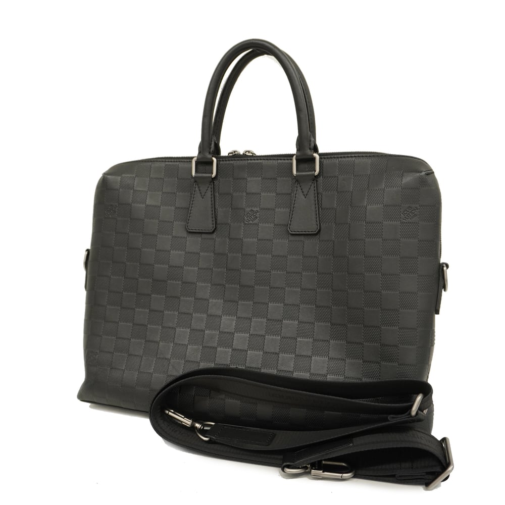 Auth Louis Vuitton Damier Infini Briefcase N41248 Men's Briefcase