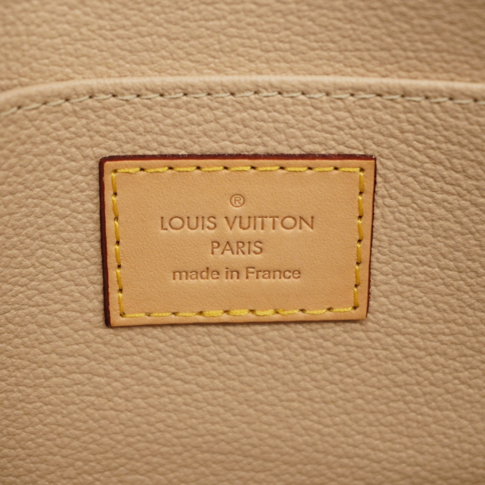 Auth Louis Vuitton Damier Azur Pochette Cosmetic GM Women's Pouch