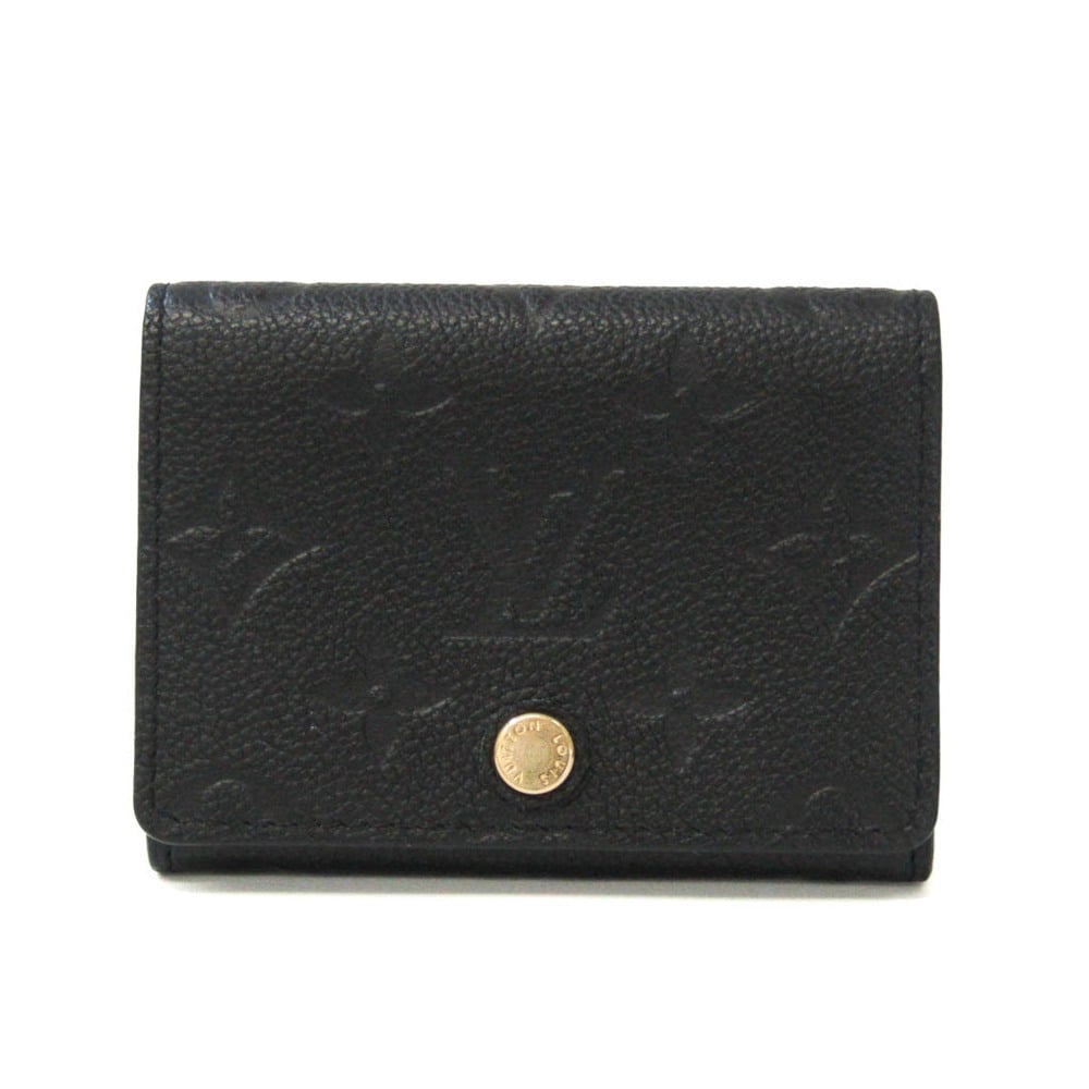 Louis Vuitton Monogram Empreinte Business Card Holder, Black