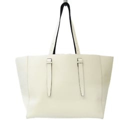 Valextra Large Soft Tote Bag Women,Men Leather Tote Bag Cream