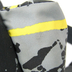 Burberry Splash Print Patterned 4064928 Women,Men Leather,Nylon Backpack Black,Gray,Yellow