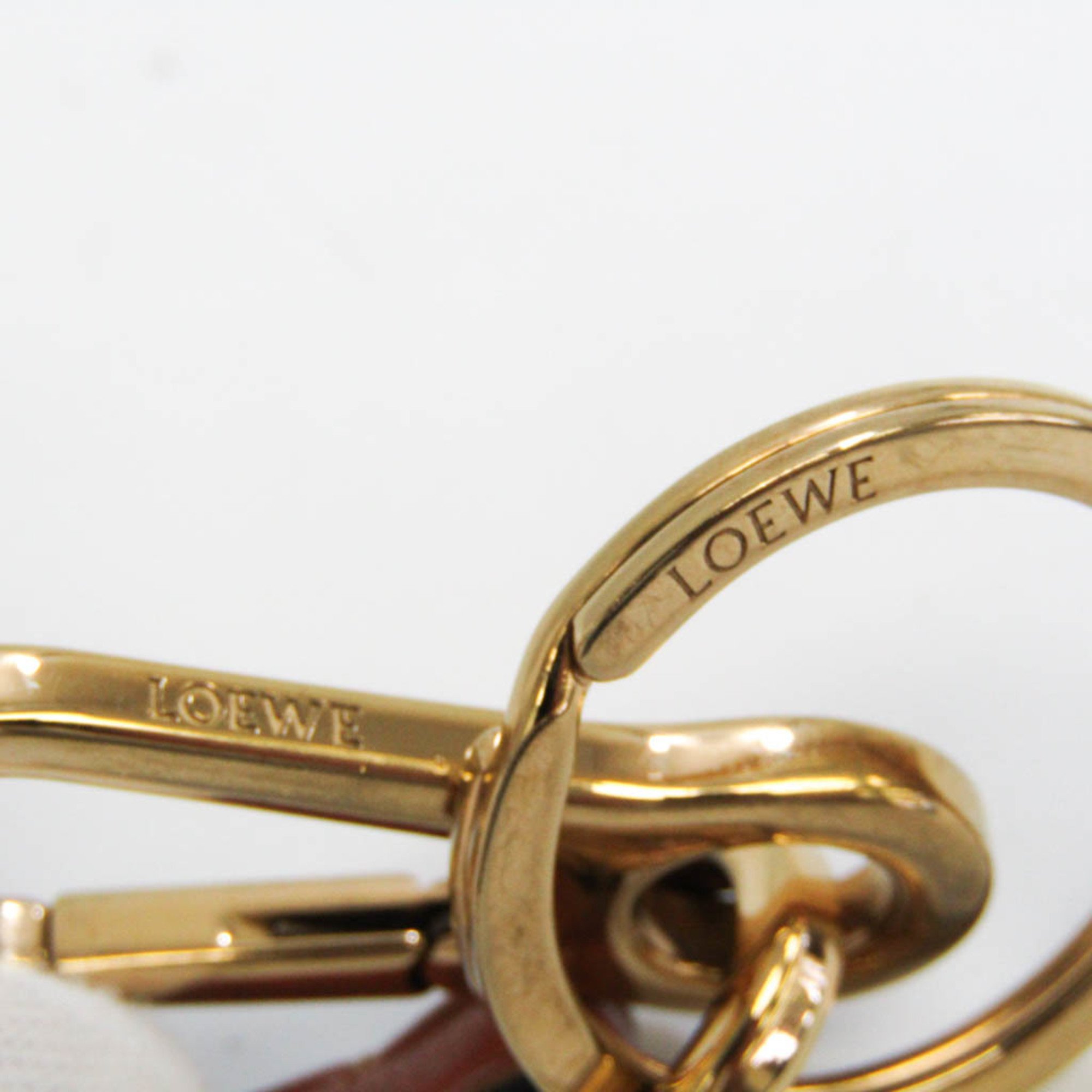 Loewe With Name Tag Keyring (Brown,Navy,Orange)
