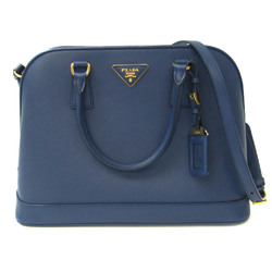Prada BN2558 Women's Saffiano Lux Handbag,Shoulder Bag Bluette