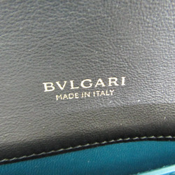 Bvlgari Infinitum Large Wallet 291750 Women's Leather Long Wallet (bi-fold) Black